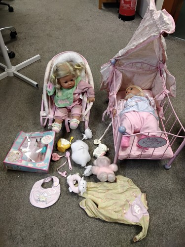 Baby annabell dolls cot - baby,