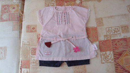 Baby annabell vintage romper - a,