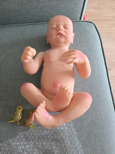 New born baby - girl, doll