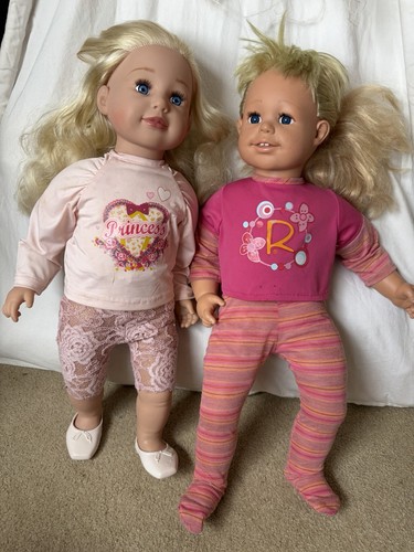 Two large toddler dolls soft - two,