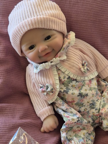 Baby born doll fully silicone - born,